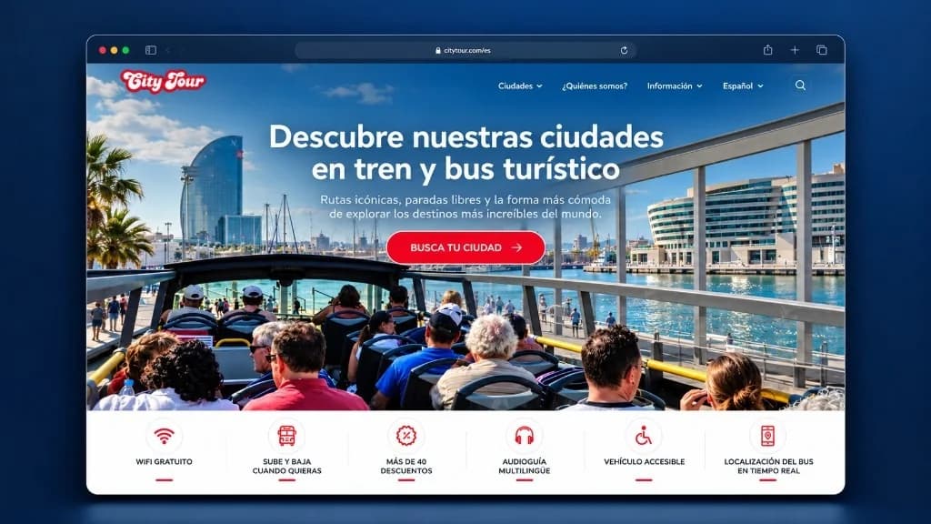 Content and online sales platform for City Tour — project cover